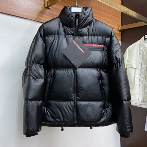 Prada Men Womens Coat Luxury Brand Mens Down Jacket Top Quality 90% White Duck Fur Keep Warm