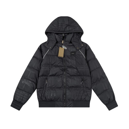 Burberry Women Mens Coat Hoodie Luxury Brand Mens Down Jacket Top Quality   