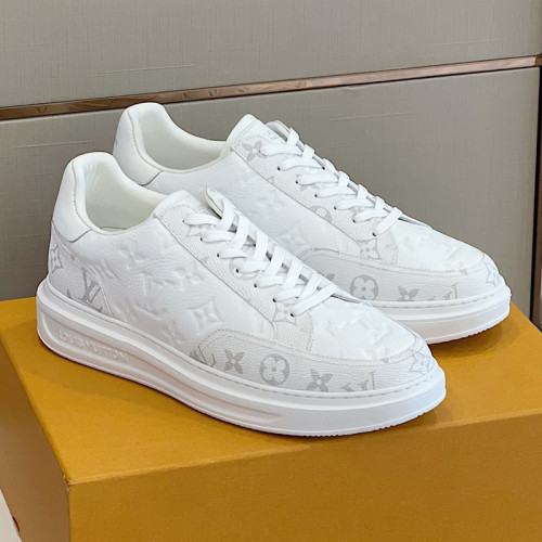 Louis Vuitton Men Shoes Fashion Sneakers RIVOLI Beverly Hills SNEAKER Luxury Brand Casual Shoes with Original Box