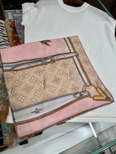 Louis Vuitton Scarves Womens Fashion Scarf with Original Box   