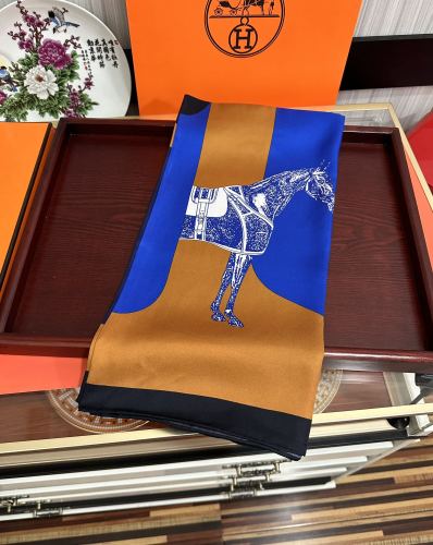 Hermes Scarves Womens Fashion Scarf Shawl 076