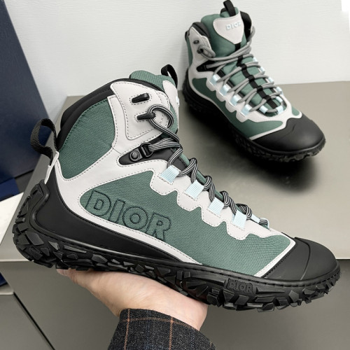 Dior Mens Shoes Sneakers Luxury Brand B28 SNEAKER DIORIZON DERBY SHOE Dior Oblique Jacquard and Rubber with Original Box 3SN277ZJW_H969