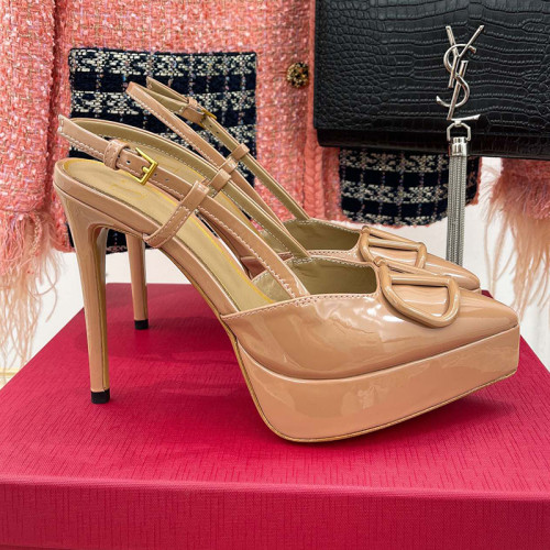 Valentino Garavani Women Fashion Shoes Pumps Luxury Brand Vlogo Signature Calfskin with Original Box 10cm Heel