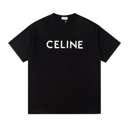 Celine Luxury Brand Women Mens Short Sleeve T-Shirt   