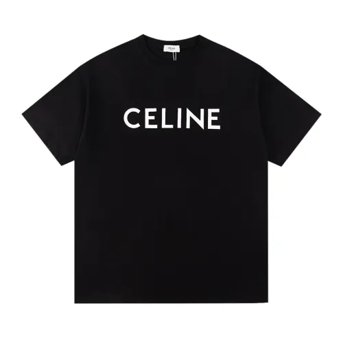 Celine Luxury Brand Women Mens Short Sleeve T-Shirt   
