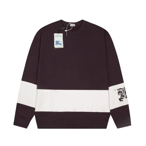 Burberry Womens Mens Sweatshirt Luxury Brand Mens EKD Stripe Cotton Sweatshirt 80926831   