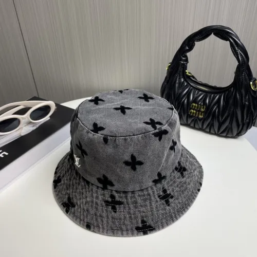 Louis Vuitton Womens Mens Cap Bucket Hat Luxury Brand with Original Box  