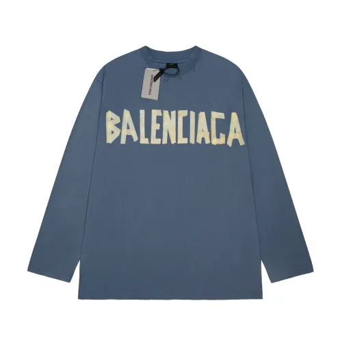 Balenciaga Luxury Brand Women Mens Long Sleeve T-Shirt   