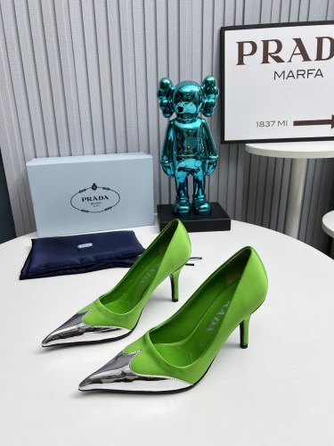 Prada Womens Shoes Sandals Casual Luxury Brand Pumps 8cm Heel with Original Box Whatsapp 