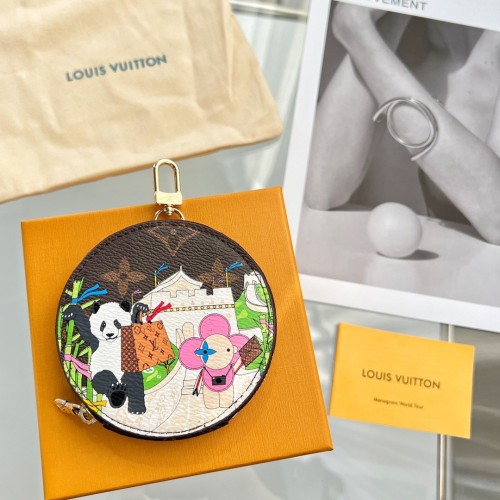 Louis Vuitton Womens Bags Wallets Coin Purse Luxury Brand Louis Vuitton Porto Moneron M80864 Vivienne 2021 Holiday with Original Box