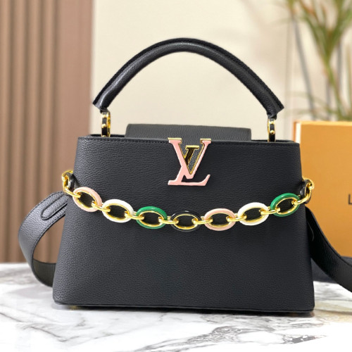 Louis Vuitton Womens Bags Handbags Luxury Brand CAPUCINES Leather Messenger Shoulder Bags M21652  