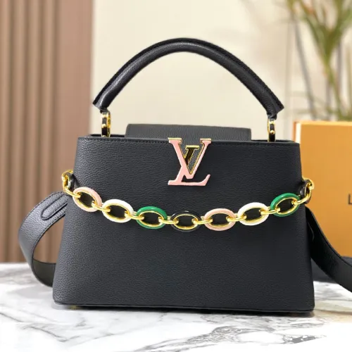 Louis Vuitton Womens Bags Handbags Luxury Brand CAPUCINES Leather Messenger Shoulder Bags M21652  