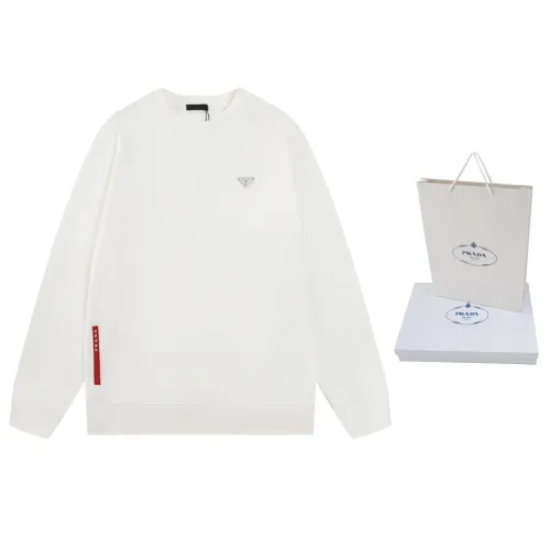 Prada Women Mens Sweatshirt Luxury Brand Mens Sweatshirts   