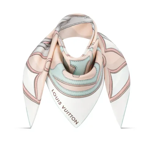 Louis Vuitton Scarves Womens Fashion Scarf LV Duality Square 90 with Original Box   