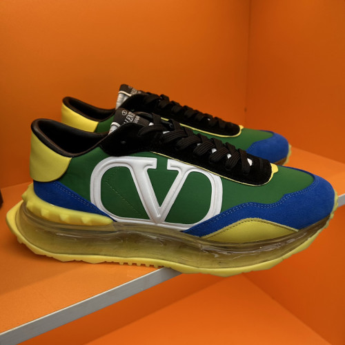Valentino Garavani Mid-Top Calfskin VL7N Sneaker With Bands Mens Shoes Sneakers Luxury Brand with Original Box  