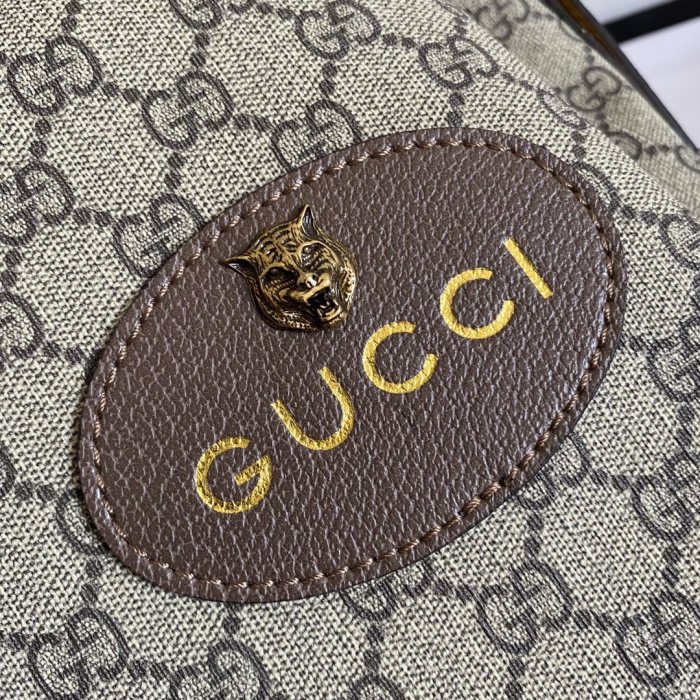 Gucci Womens Mens Bags Backpacks Luxury Brand GG Neo Vintage GG Supreme backpack with Original Box ‎473875 K9RHT 8856