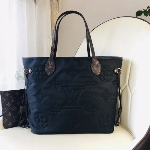 Louis Vuitton Womens Bags Handbags Luxury Brand Fashion Type NEVERFULL MM M21352 Silver Coated canvas