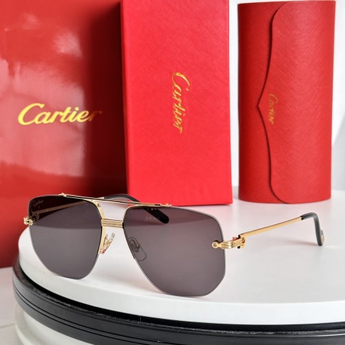 Cartier Sunglasses Luxury Brand Mens Sunglasses with Original Box   MCT 240100E