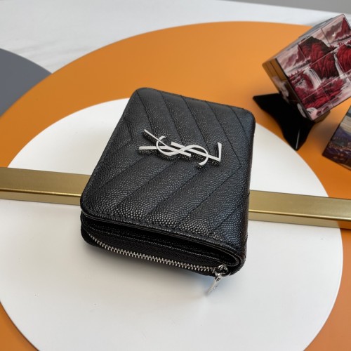 Saint Laurent YSL Womens Bag Designer Luxury Brand Women Wallets Coin Purse with Original Box