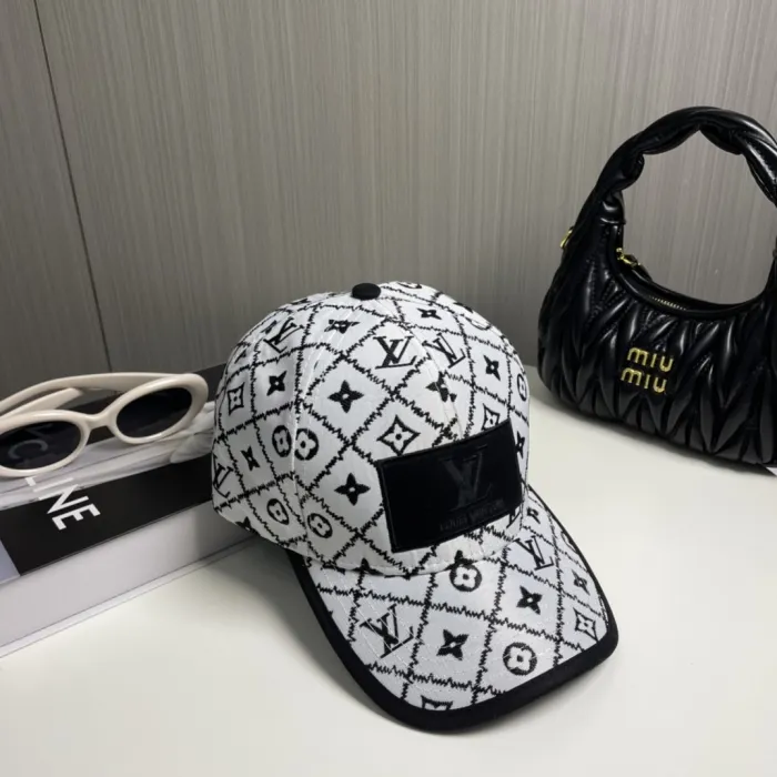 Louis Vuitton Womens Mens Cap Baseball Hat Luxury Brand with Original Box  