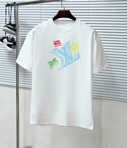 Louis Vuitton Luxury Brand Men Womens Short Sleeve T-Shirt   