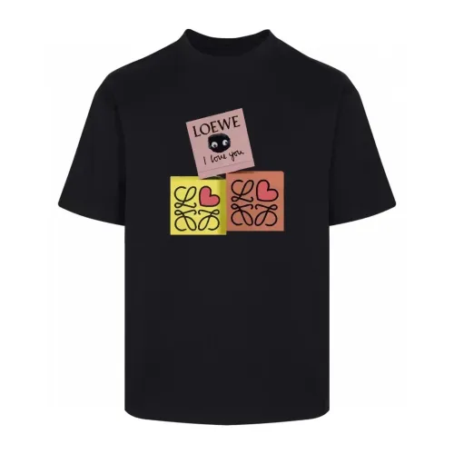 Loewe Luxury Brand Men Womens Short Sleeve T-Shirt   