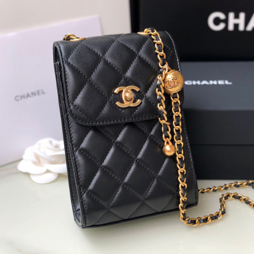 Chanel Womens Bags Crossbody Bag Classic Phone Bag Case Luxury Brand with Original Box