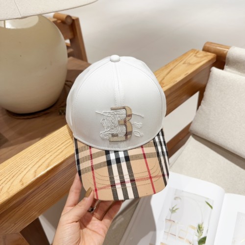 Burberry Womens Mens Cap Baseball Hat Luxury Brand with Original Box  