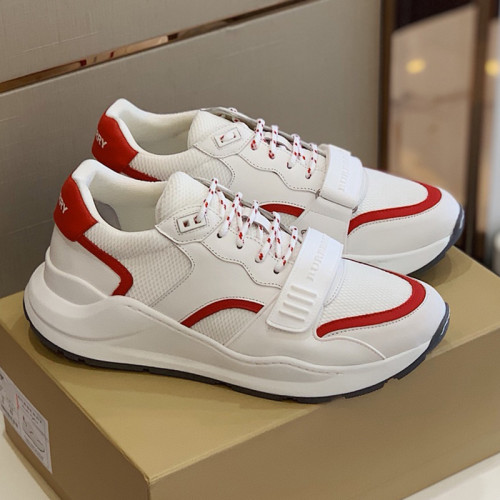 Burberry Men Shoes Fashion Sneakers Luxury Brand Vintage Cotton Sneaker with Original Box