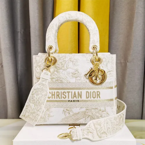 Dior Womens Bags Handbags Luxury Fashion Dior MEDIUM LADY D-LITE BAG with Original Box