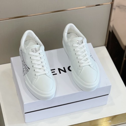 Givenchy Men Shoes Fashion Type Luxury Brand GIVENCHY SNEAKERS IN LEATHER with Original Box