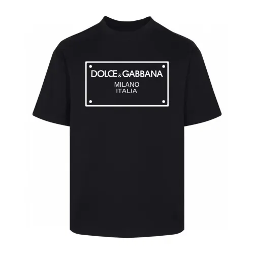 Dolce&Gabbana Luxury Brand Women Mens Short Sleeve T-Shirt   