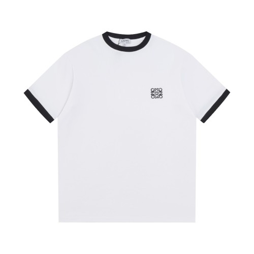 Loewe Luxury Brand Men Womens Short Sleeve T-Shirt Slim fit T-shirt in cotton S359Y22X28   