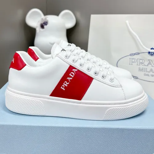 Prada Womens Shoes Casual Luxury Brand Breathable Prada sneakers with Original Box
