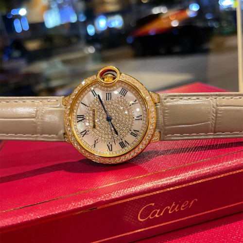 Cartier Womens Watch Luxury Brand Design Fashion Type with Original Box