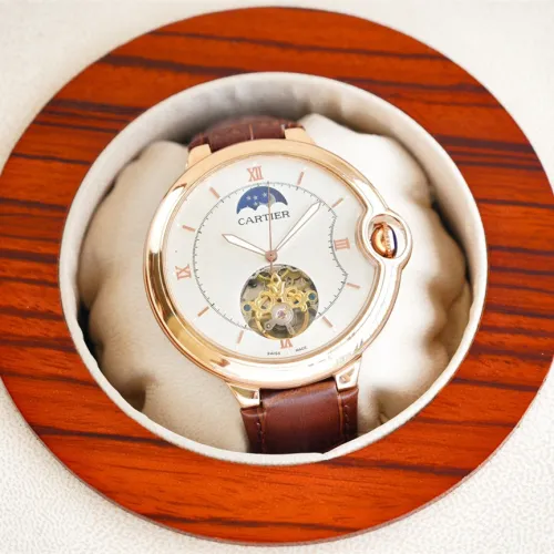 Cartier Mens Watch Luxury Brand Design Fashion Type with Original Box