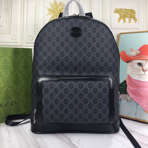 Gucci Womens Bags Backpacks Luxury Brand Backpack with Interlocking G in black Supreme