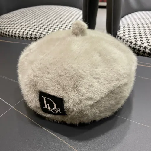 Dior Womens Beret Hat Luxury Brand Design Dior Cap with Original Box  