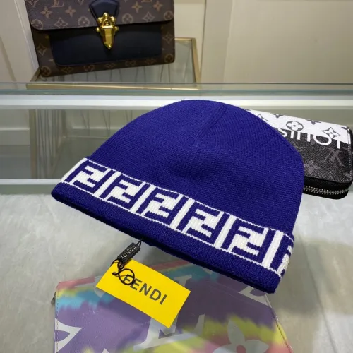 Fendi Men Womens Knit Hat Luxury Brand Design Fendi Cap with Original Box  