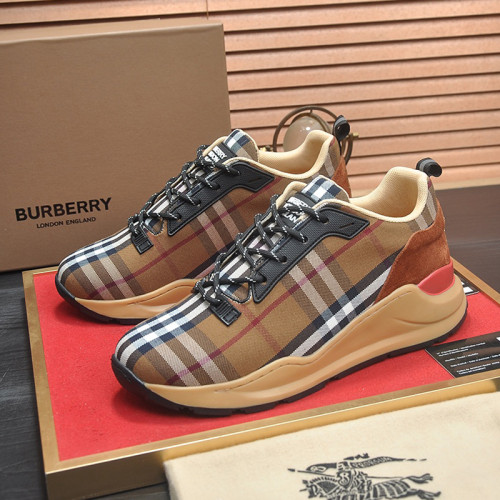 Burberry Men Shoes Fashion Sneakers Luxury Brand Vintage Cotton Sneaker with Original Box Whatsapp 