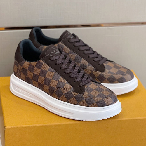 Louis Vuitton Men Shoes Fashion Sneakers RIVOLI Beverly Hills SNEAKER Luxury Brand Casual Shoes with Original Box