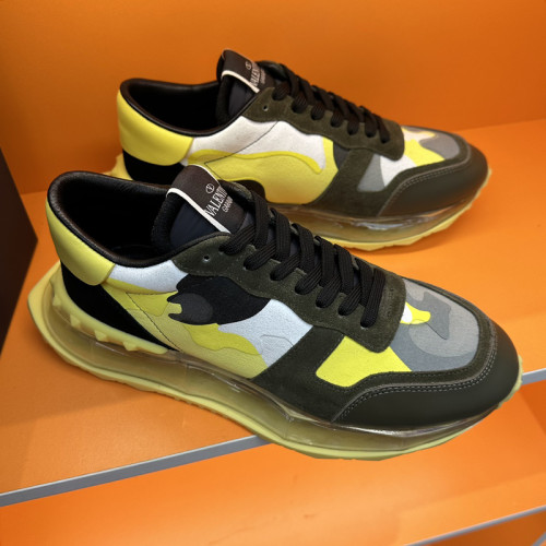 Valentino Garavani Mid-Top Calfskin VL7N Sneaker With Bands Mens Shoes Sneakers Luxury Brand with Original Box  