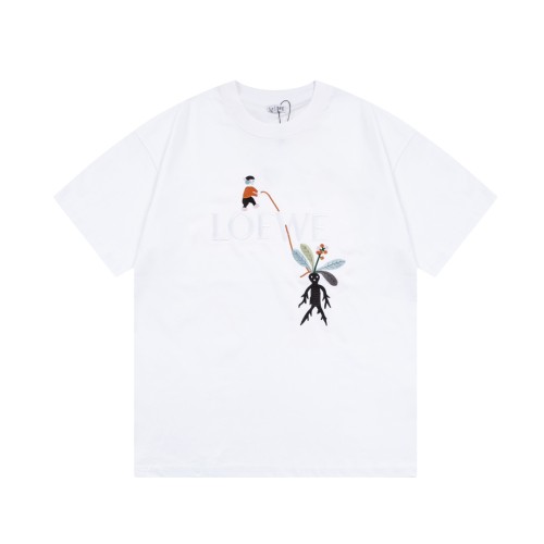 Loewe Luxury Brand Men Womens Short Sleeve T-Shirt   