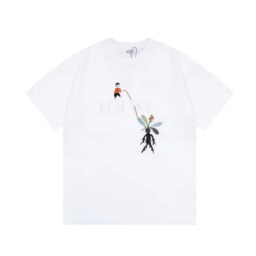Loewe Luxury Brand Men Womens Short Sleeve T-Shirt   