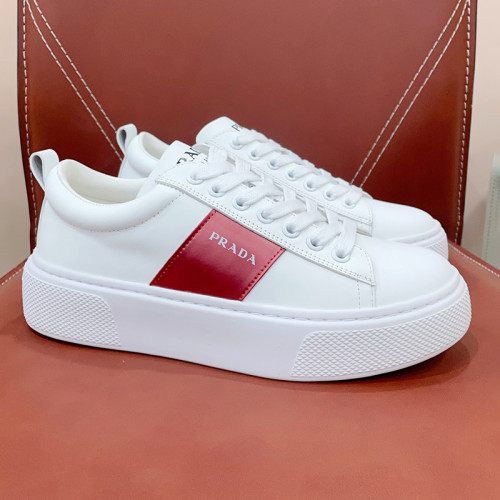 Prada Womens Shoes Sneakers Casual Luxury Brand Breathable Sneakers with Original Box Downtown leather sneakers 2EE364_3LKG_F098Z with Original Box Whatsapp 
