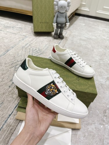 Gucci Mens Shoes Sneakers Luxury Brand Men's ACE GG sneaker with Original Box