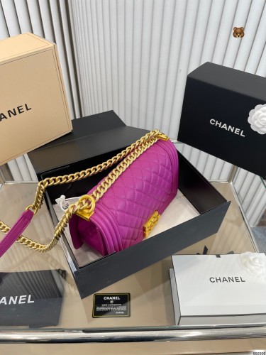Chanel Womens Bags Crossbody Bag Luxury Brand Le Boy Chanel Handbag with Original Box