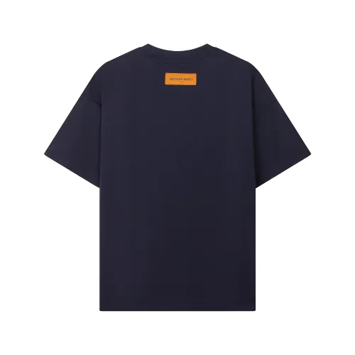 Louis Vuitton Luxury Brand Men Womens Short Sleeve T-Shirt Embossed LV T-Shirt   