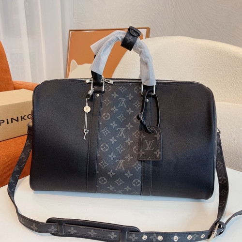 Louis Vuitton Womens and Mens Unisex Bags Luxury Brand LV Keepall Bandoulière 45 Fashion Design Travel Bag
