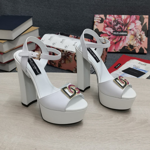 Dolce & Gabbana Womens Shoes Sandals Pumps Lurex Sandals with Original Box Heel 15cm